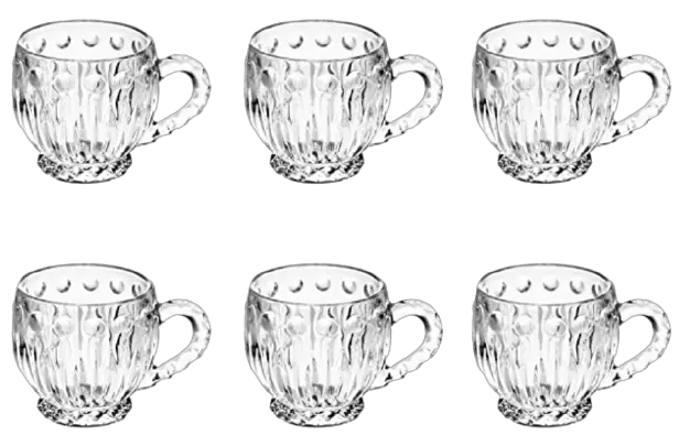 Treo by Milton Nora Tea Mug Set of 6