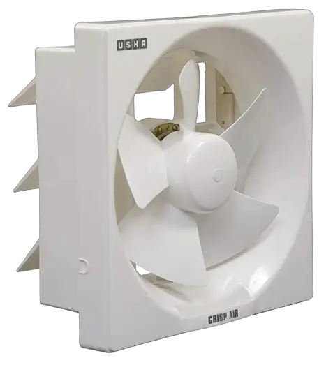 Usha Crisp Air 200mm Sweep size, 300mm Duct Size Exhaust Fan (Pearl White)