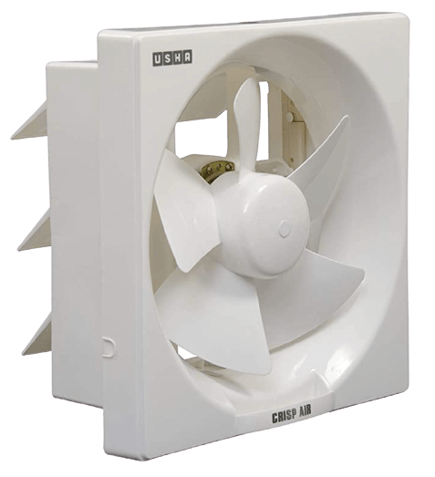 Usha Crisp Air 200mm Sweep size, 300mm Duct Size Exhaust Fan (Pearl White)