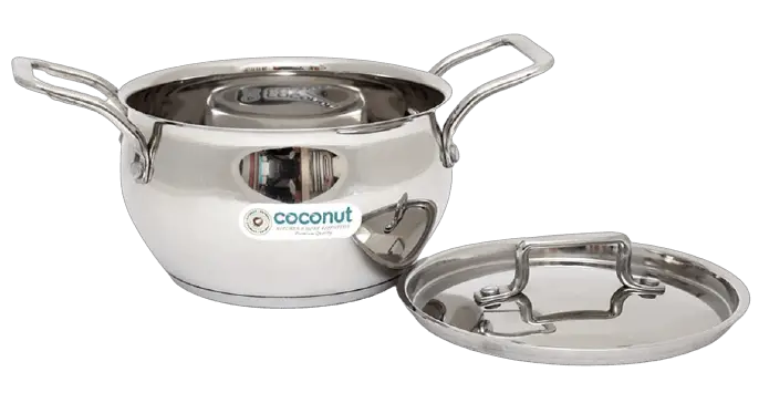 Coconut stainless steel cook and serve 2 L, heavy bottom (sandwich bottom)