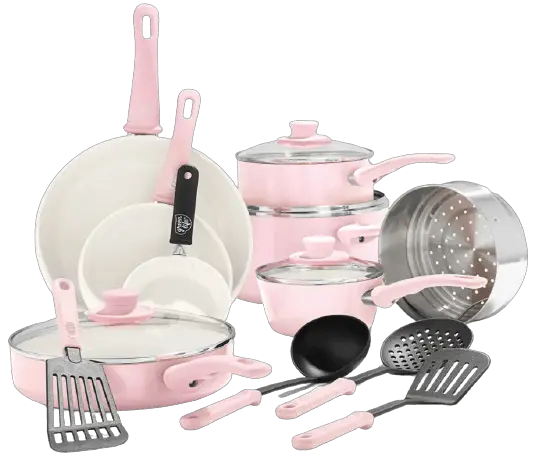 GreenLife CC002377-001 Ceramic Cookware Set
