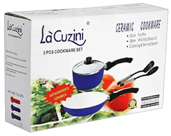 Lacuzini Ceramic Cookware Set