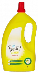 Amazon Brand - Presto! Dish Wash Gel - 2 L (Lemon)