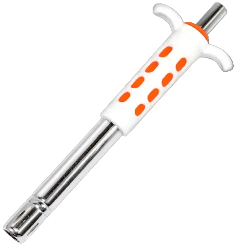 Tulman easy-grip stainless steel gas lighter