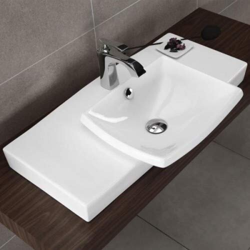 B Backline ceramic countertop/tabletop wall/mount basin for bathroom & living room