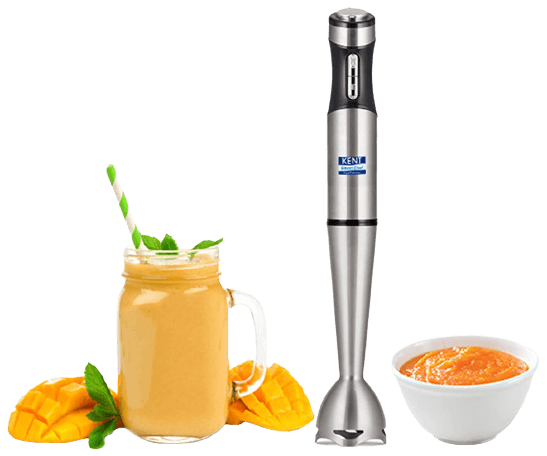 Kent hand blender stainless steel, 400 watts, variable speed controls, low noise operation, easy to clean and store